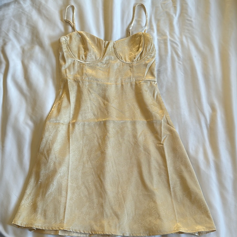 Princess polly gold dress